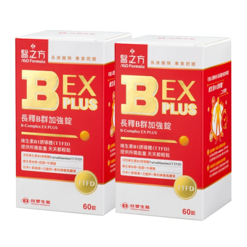 B群推薦十二、台塑生醫醫之方 B群EX PLUS加強錠