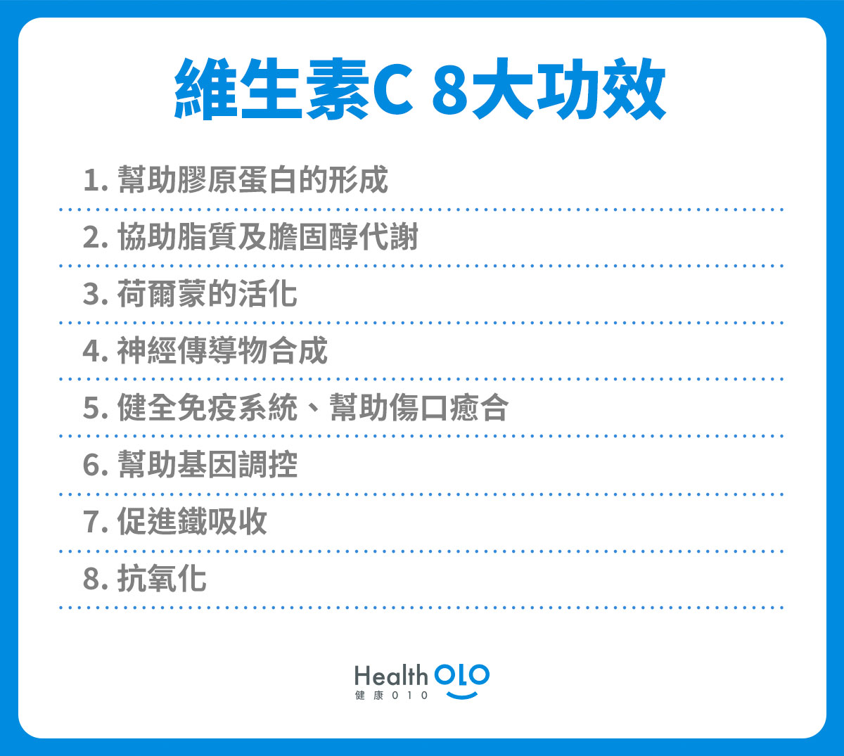 維生素C 8大功效