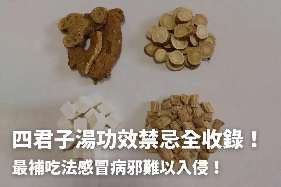 四君子湯功效補氣又防疫！但有4點使用禁忌要注意！