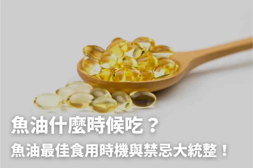 魚油什麼時候吃？營養師推薦魚油最佳食用時機統整