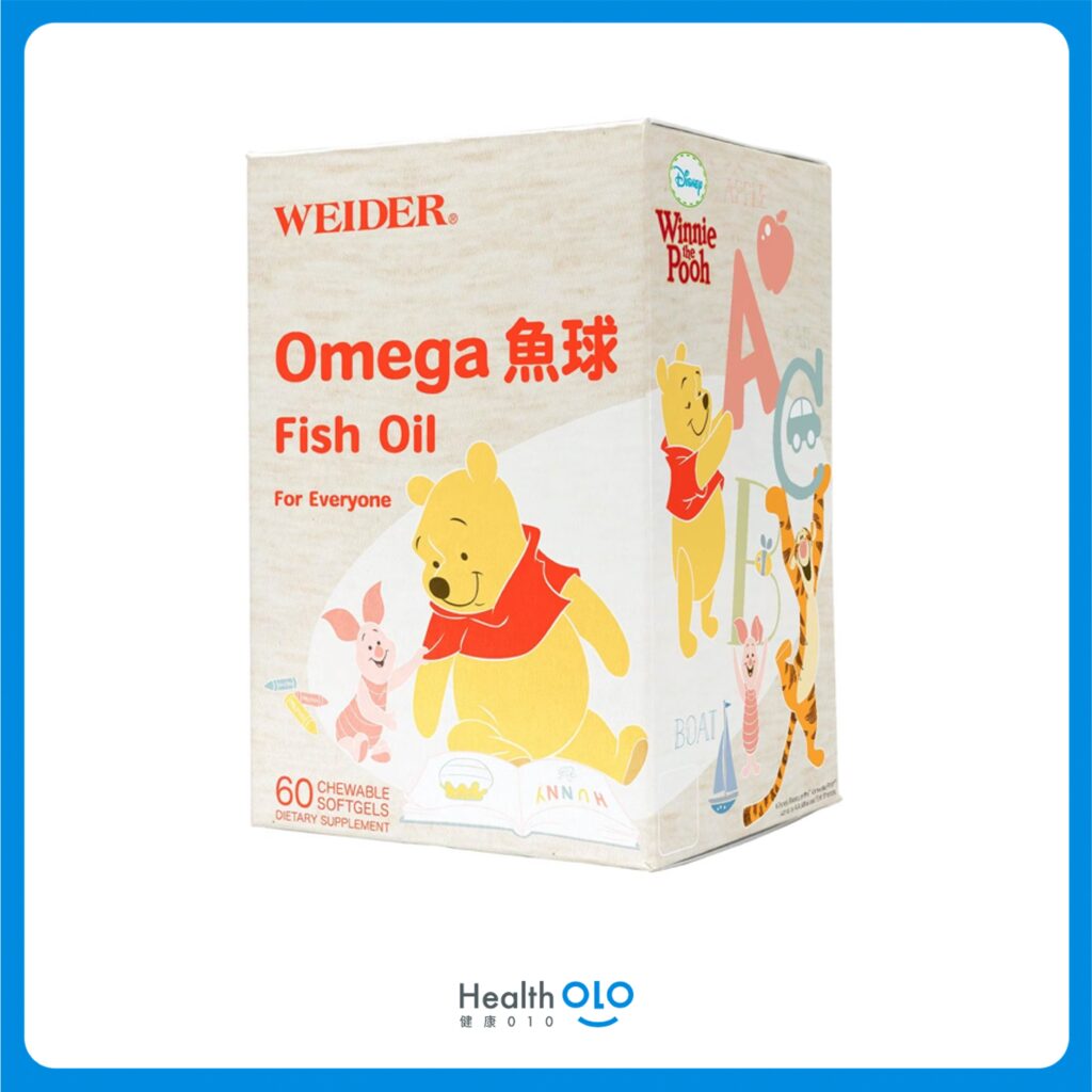 兒童魚油推薦：WEIDER威德 迪士尼系列Omega魚球